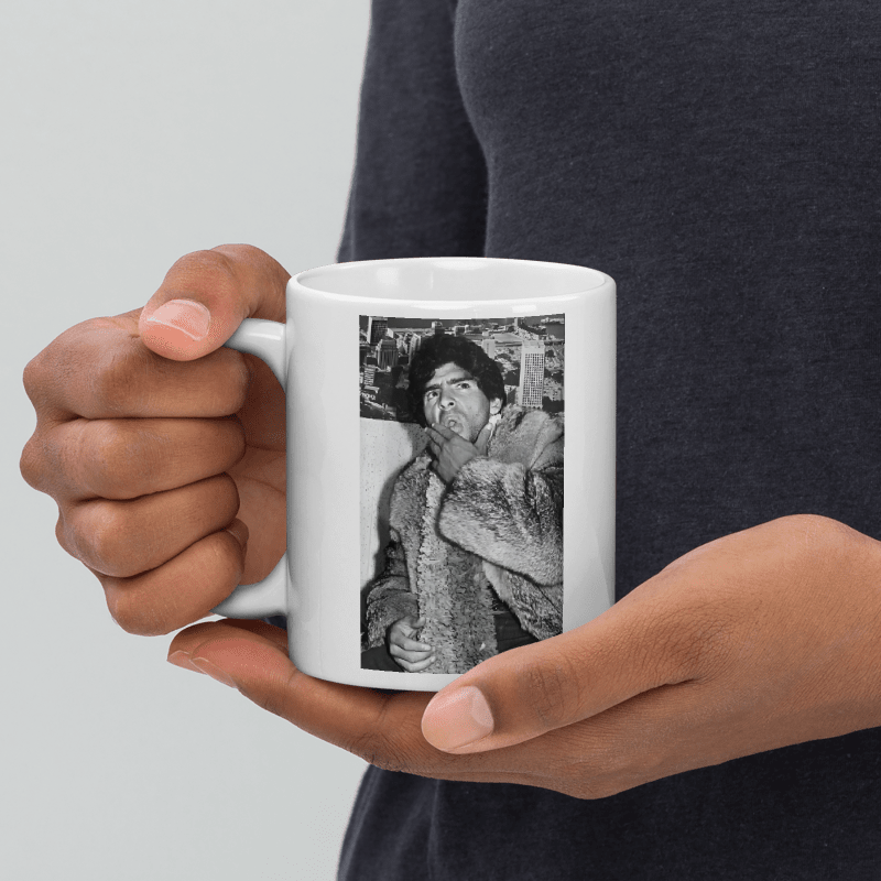 Taza blanca brillante Diegote