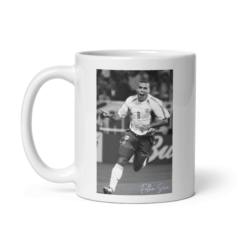 Taza blanca brillante R9